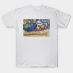 Still Life with a Watermelon and Pomegranates by Paul Cezanne T-Shirt